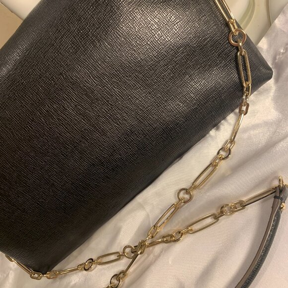 COACH MADISON CLUTCH IN TEXTURED LEATHER LI BLACK F25240 - Picture 8 of 16